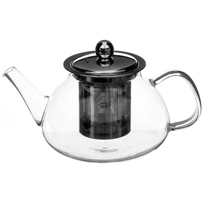 Szklany dzbanek, zaparzacz do herbaty - 850 ml