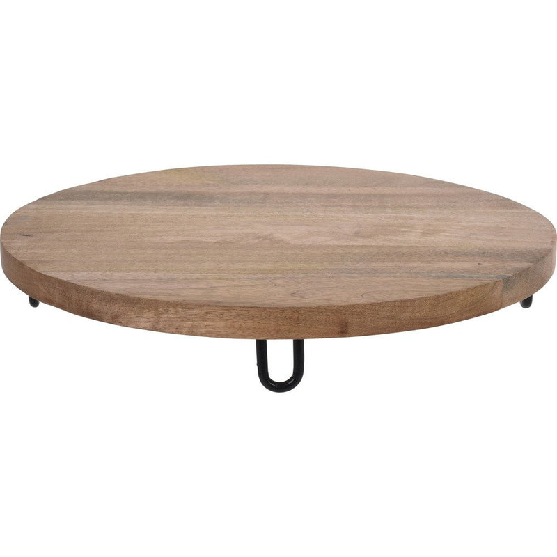 Deska do serwowania przekąsek, w stylu eko do każdej kuchni, Ø 40 cm