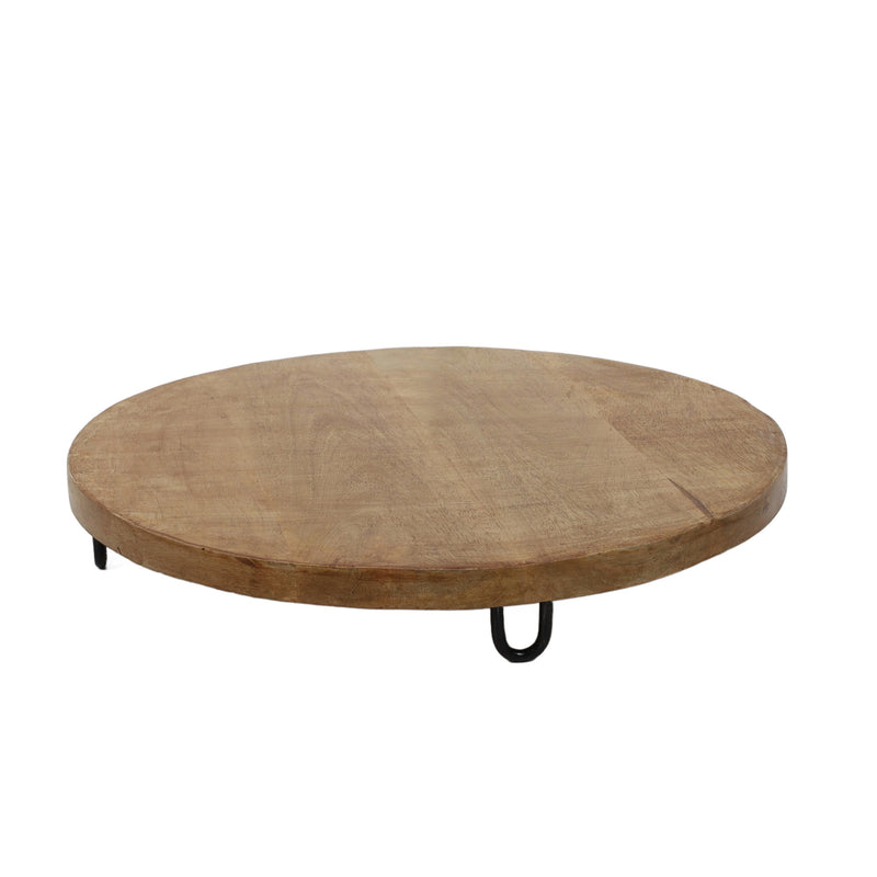 Deska do serwowania przekąsek, w stylu eko do każdej kuchni, Ø 40 cm