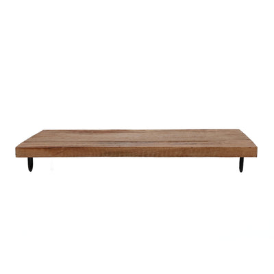 Deska do serwowania przekąsek, 25 x 50 cm, drewniana