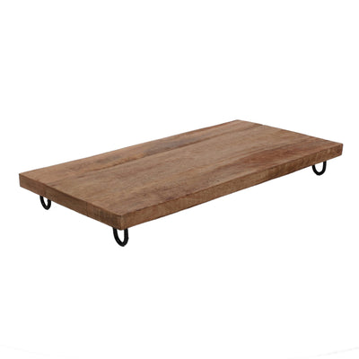 Deska do serwowania przekąsek, 25 x 50 cm, drewniana