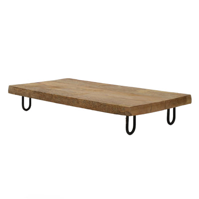 Deska do serwowania przekąsek z drewna mango, 18 x 40 cm