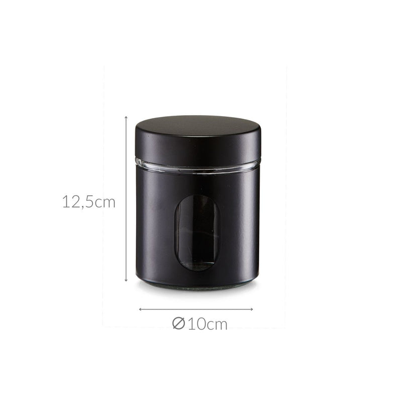 Pojemnik na żywność sypką szklany 600 ml, ZELLER