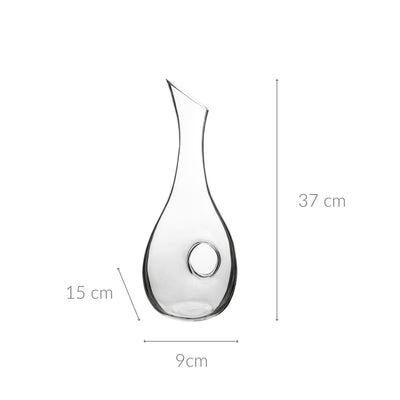 Dzbanek na zimne napoje, karafka szklana, 1L