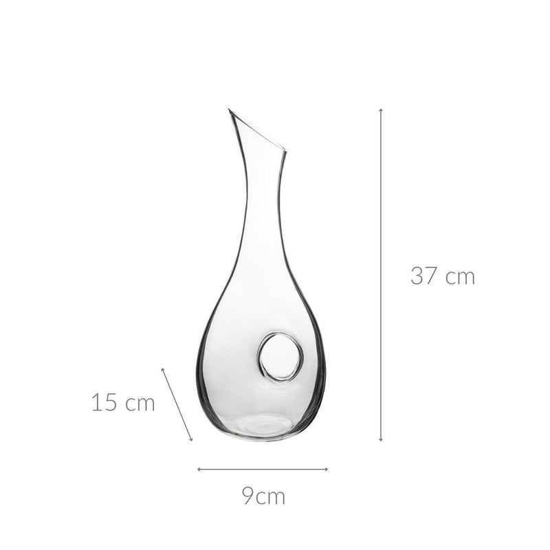 Dzbanek na zimne napoje, karafka szklana, 1L
