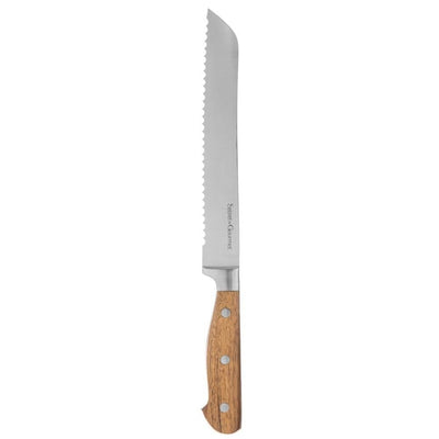Nóż do krojenia chleba ELEGANCIA, stal nierdzewna, 33 cm