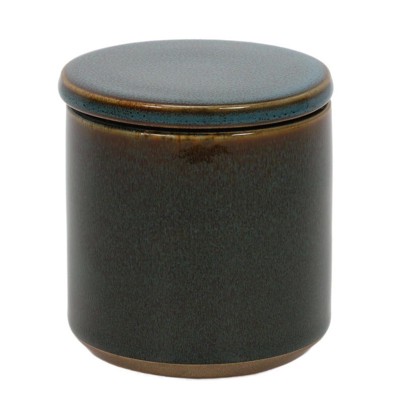 Pojemnik na waciki GREEN HARMONY, Ø 10 cm, ceramika