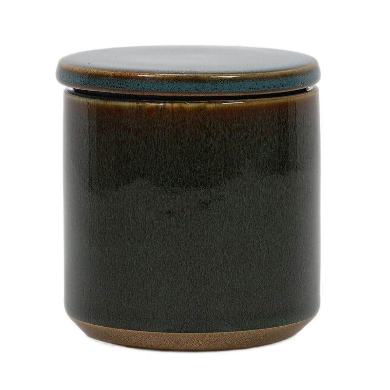 Pojemnik na waciki GREEN HARMONY, Ø 10 cm, ceramika