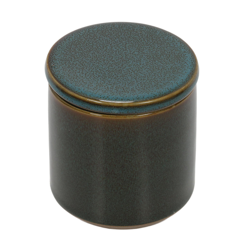 Pojemnik na waciki GREEN HARMONY, Ø 10 cm, ceramika