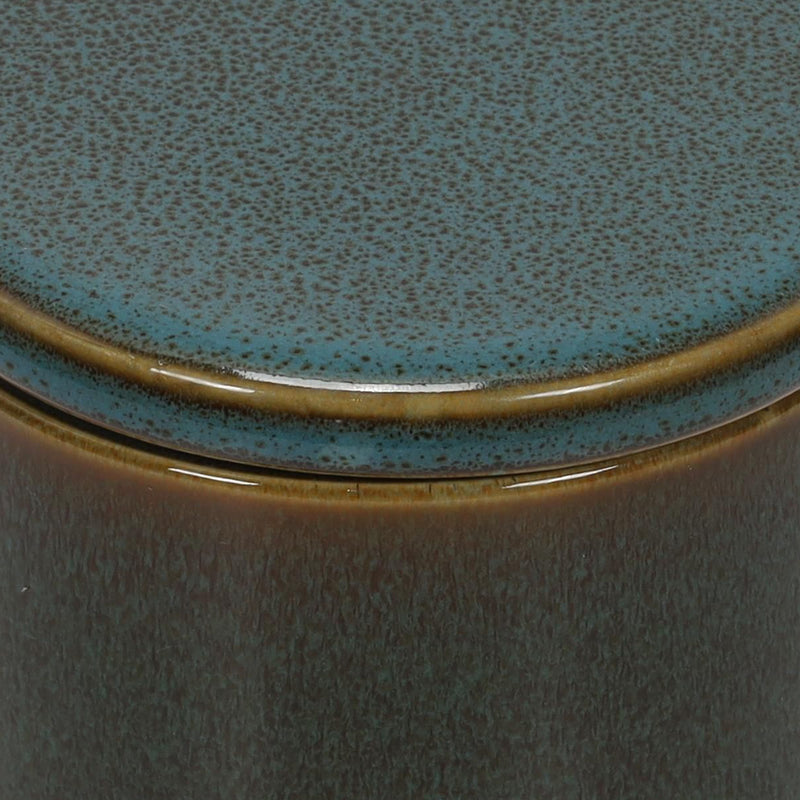 Pojemnik na waciki GREEN HARMONY, Ø 10 cm, ceramika