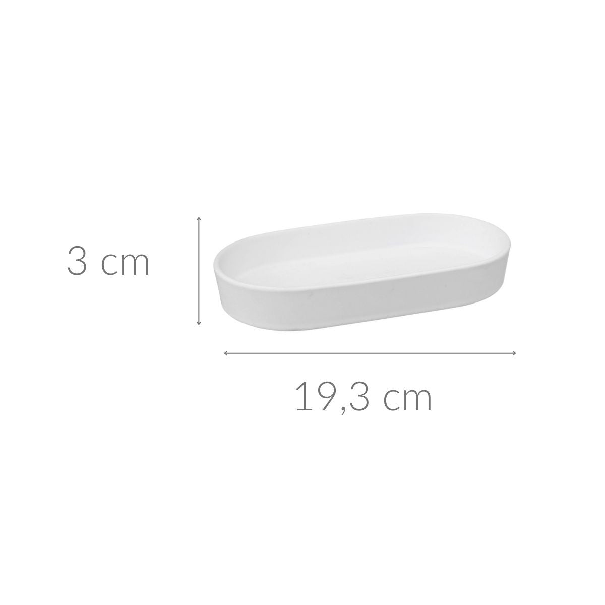 Podstawka łazienkowa na akcesoria COCON, ceramiczna