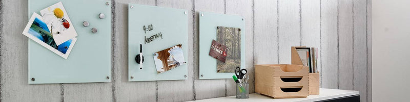 OUTLET Szklana tablica magnetyczna MEMO + 3 magnesy, 40x40 cm, ZELLER