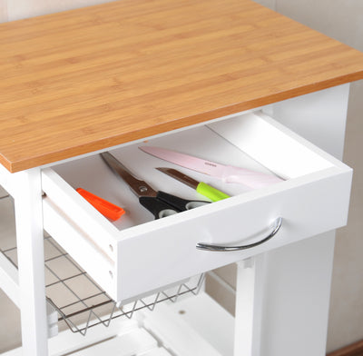 OUTLET Wózek kuchenny, 3 poziomy, KESPER