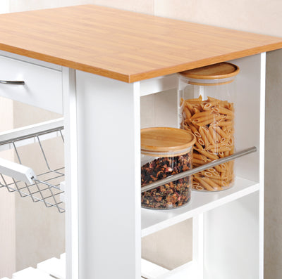 OUTLET Wózek kuchenny, 3 poziomy, KESPER