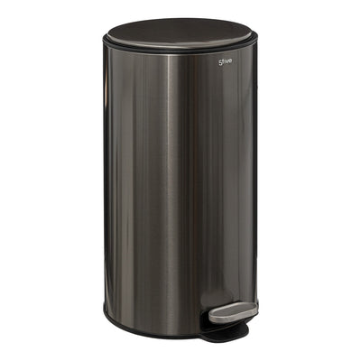 Kosz na śmieci metalowy DELTA, z neutralizatorem zapachów, 30 l