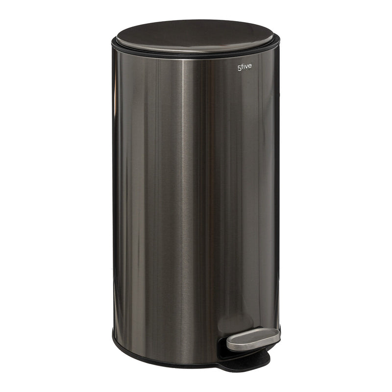 Kosz na śmieci metalowy DELTA, z neutralizatorem zapachów, 30 l