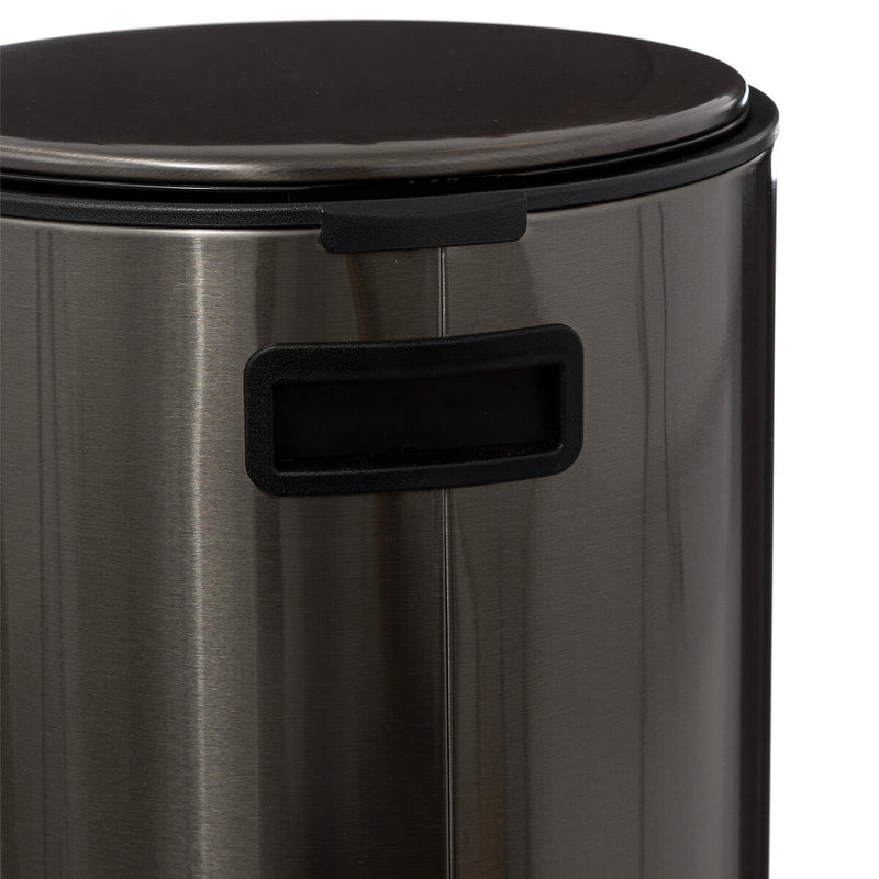 Kosz na śmieci metalowy DELTA, z neutralizatorem zapachów, 30 l