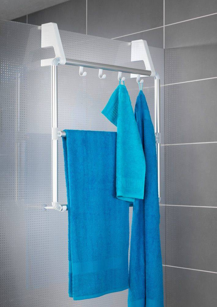OUTLET Uniwersalny wieszak COMPACT na drzwi, pod prysznic, WENKO