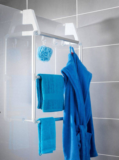 OUTLET Uniwersalny wieszak COMPACT na drzwi, pod prysznic, WENKO