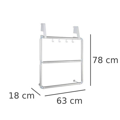 OUTLET Uniwersalny wieszak COMPACT na drzwi, pod prysznic, WENKO