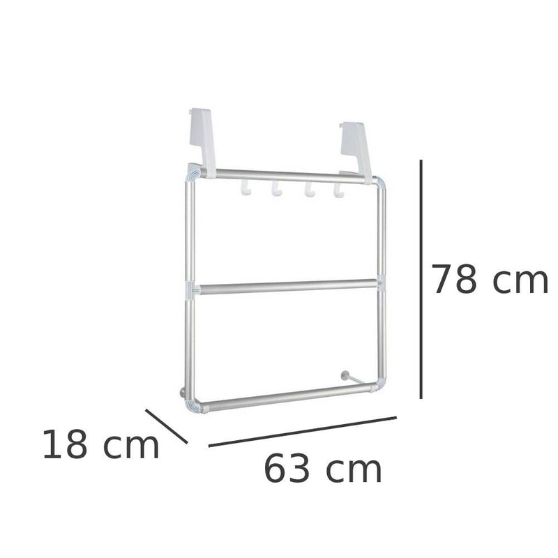 OUTLET Uniwersalny wieszak COMPACT na drzwi, pod prysznic, WENKO