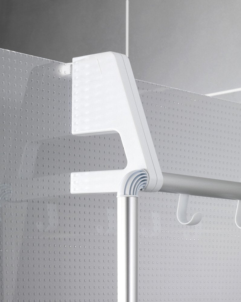 OUTLET Uniwersalny wieszak COMPACT na drzwi, pod prysznic, WENKO