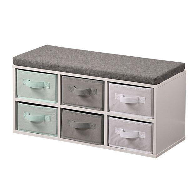 OUTLET Ławka dziecięca z 6 organizerami tekstylnymi, Kesper