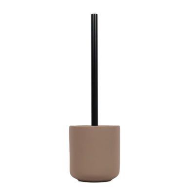 Szczotka toaletowa z czarną rączką i ceramicznym pojemnikiem, MAMBO