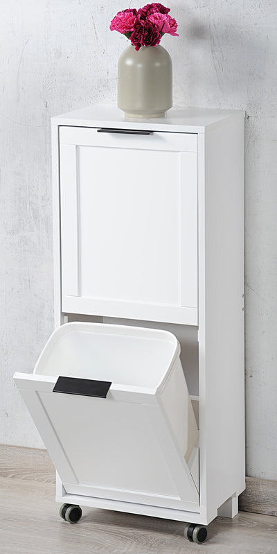 OUTLET Wózek kuchenny z 2 koszami na śmieci, KESPER