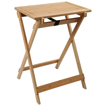 OUTLET Stolik ogrodowy składany, bambus, KESPER