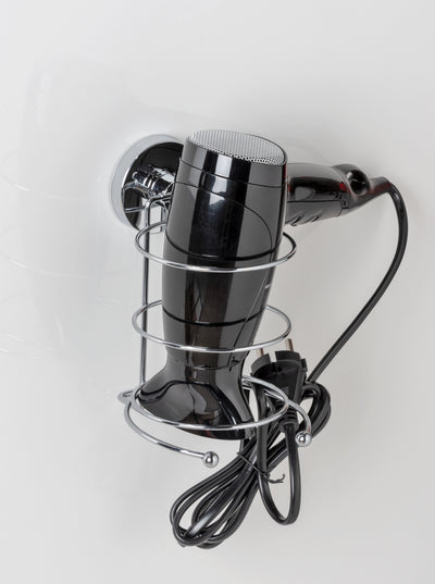 OUTLET Uchwyt na suszarkę do włosów MILAZZO, Vacuum-Loc - stal chromowana, WENKO