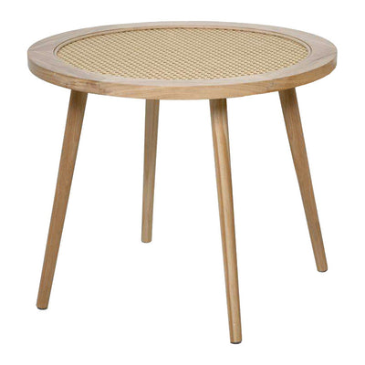 OUTLET Stolik kawowy Kali, blat z plecionki wiedeńskiej