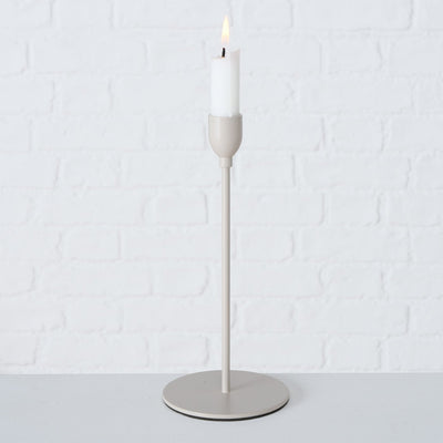 Metalowe świeczniki na świece obiadowe, MALTE