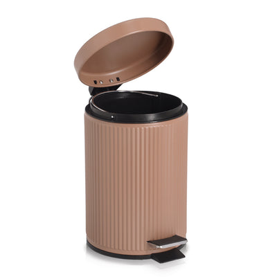 Metalowy kosz łazienkowy BRASS TONE, 3 l