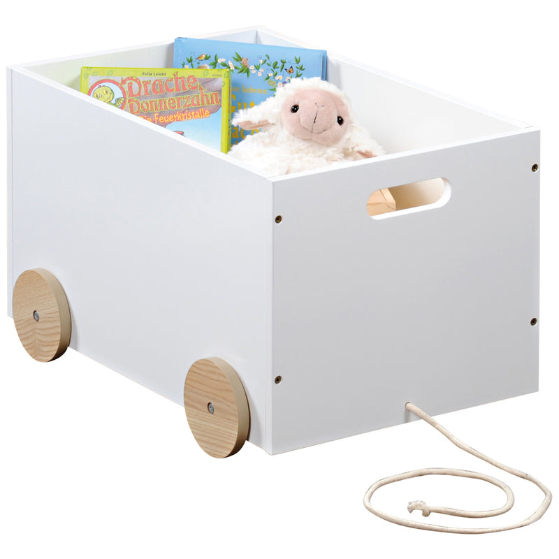 OUTLET Skrzynia na zabawki na kółkach, KESPER