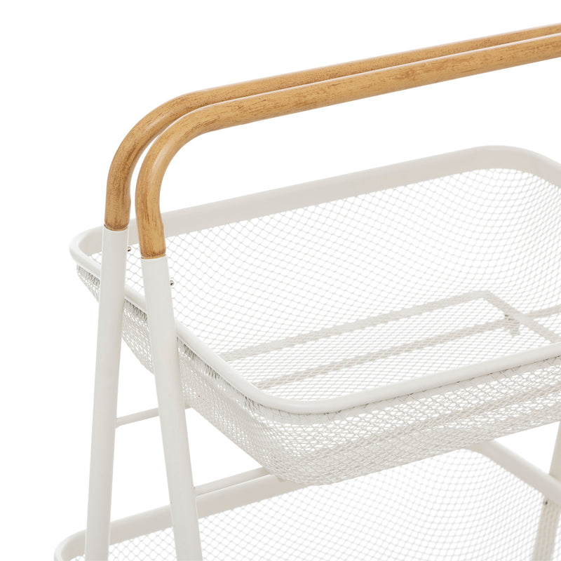 OUTLET Wózek kuchenny na kółkach MAYAJ 3 kosze