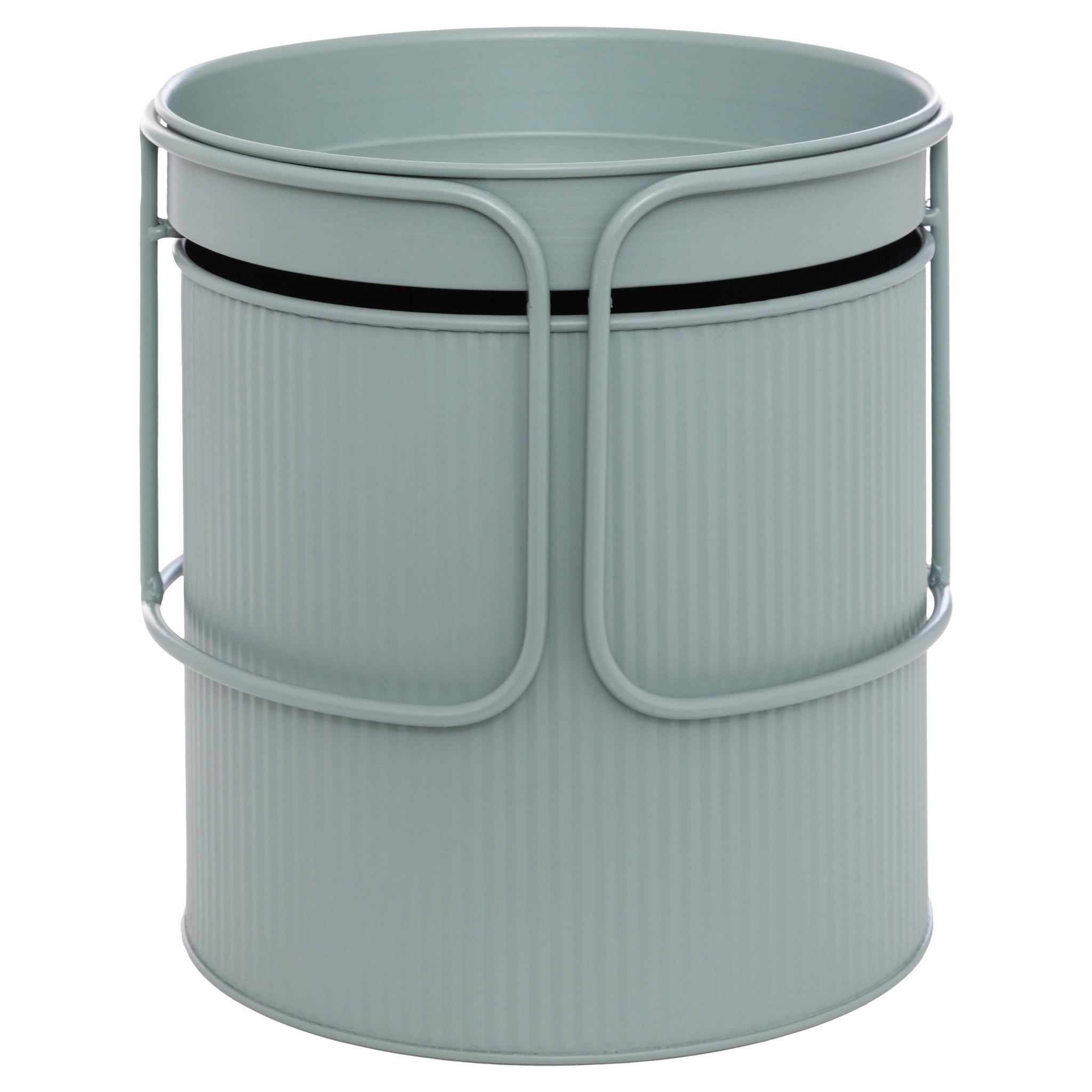 Donice metalowe, 2 sztuki, AZE, Ø 30 cm