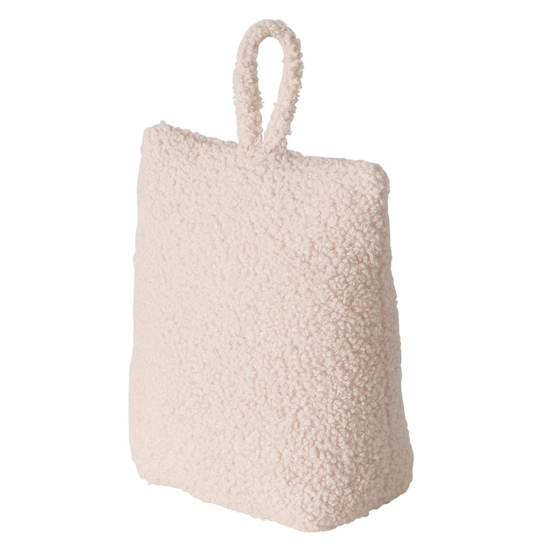 Stoper do drzwi bouclé FILICIO, 16 x 10 x 20 cm