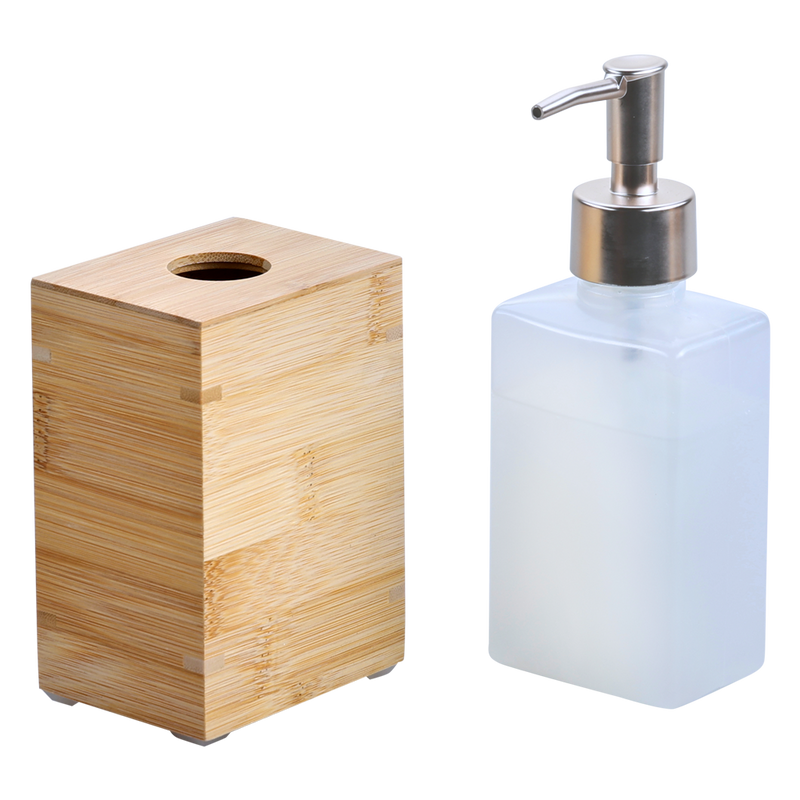 Bambusowy dozownik na mydło, 200 ml