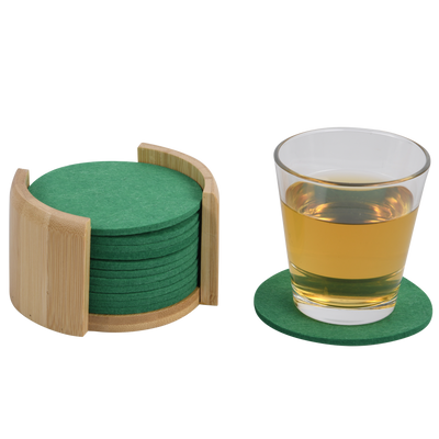 Zestaw filcowych podkładek pod szklanki, 12 szt.