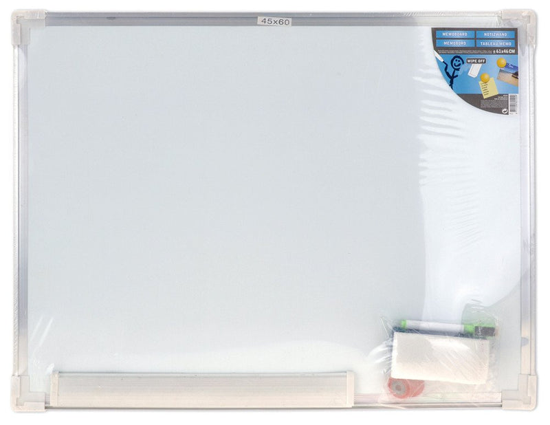 OUTLET Magnetyczna tablica na notatki + akcesoria, 60 x 45 cm