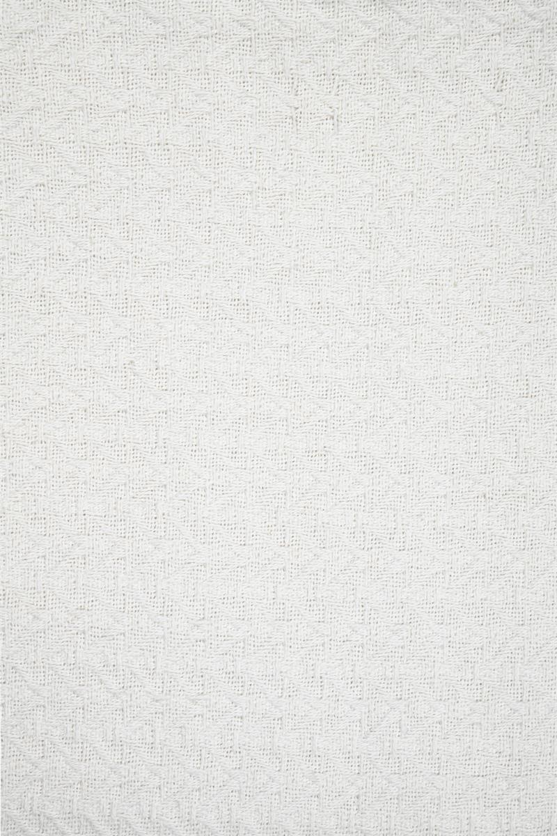 Koc bawełninany z frędzlami, BALMA, 125 x 150 cm