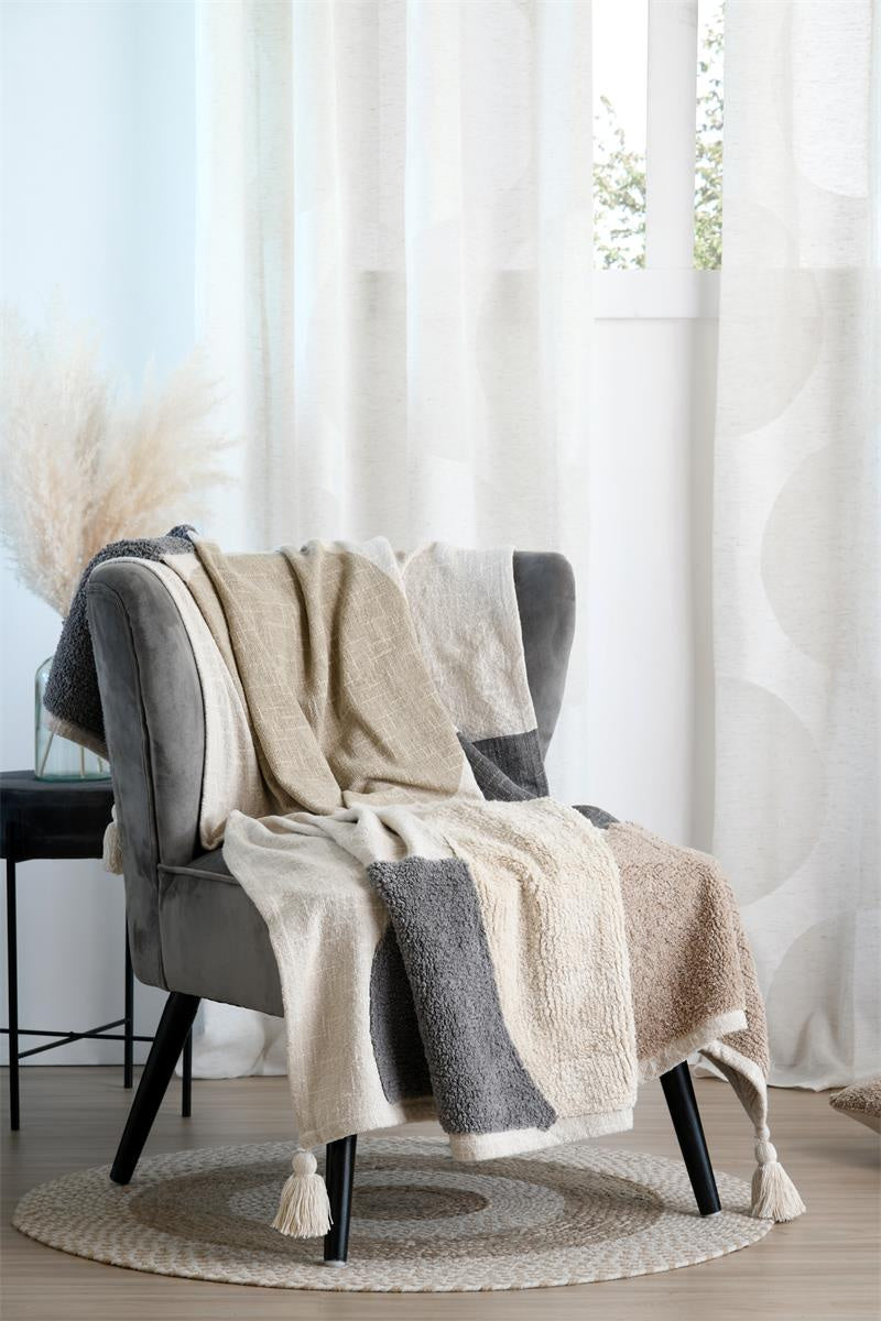 Narzuta bawełniana, MARTIAL, 125 x 150 cm