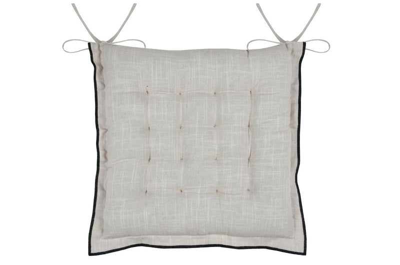 Poduszka na krzesło, z wiązaniem, HELIOS, 38 x 38 cm