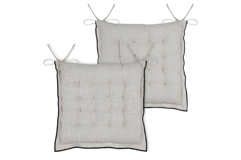 Poduszka na krzesło, z wiązaniem, HELIOS, 38 x 38 cm