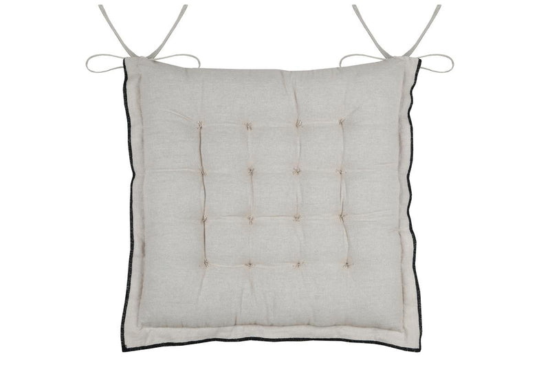 Poduszka na krzesło, z wiązaniem, HELIOS, 38 x 38 cm