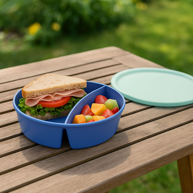 Miska z przegródką i pokrywką NORA BOX, 1,1 l, KOZIOL