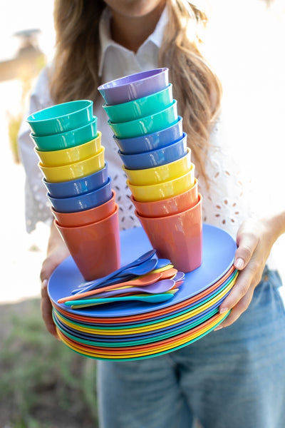 Zestaw naczyń turystycznych NORA LOLLIPOP, 16-częściowy, KOZIOL