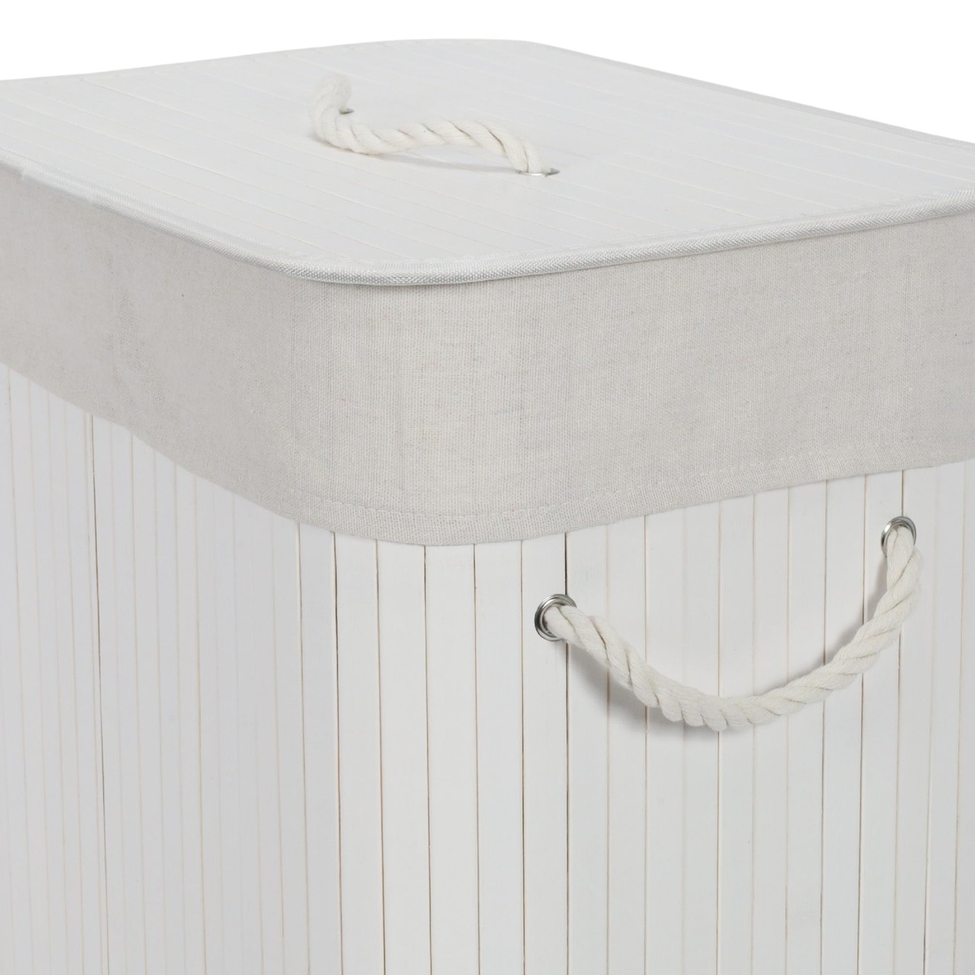 Bambusowy kosz na pranie ZORA, 72 l