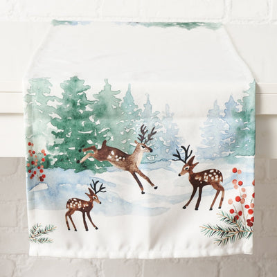 Bieżnik z motywem reniferów ROXY, 140 cm